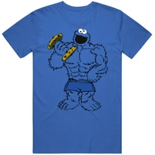 Ripped Buff Cookie Monster T Shirt