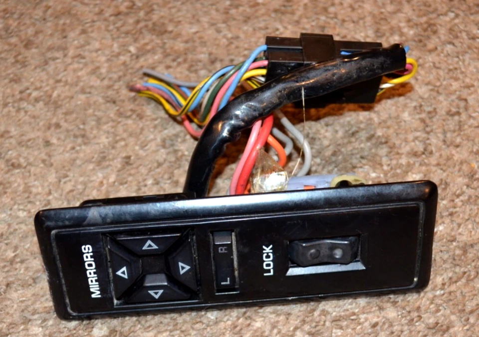 1987 1988 1989 DODGE SHELBY DAYTONA MASTER POWER WINDOW SWITCH DRIVER AUTHENTIC Foto 2 de 4