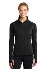 Sport-Tek Women's Sport-Wick Stretch 1/4-Zip Pullover LST850 FREE SHIPPING 