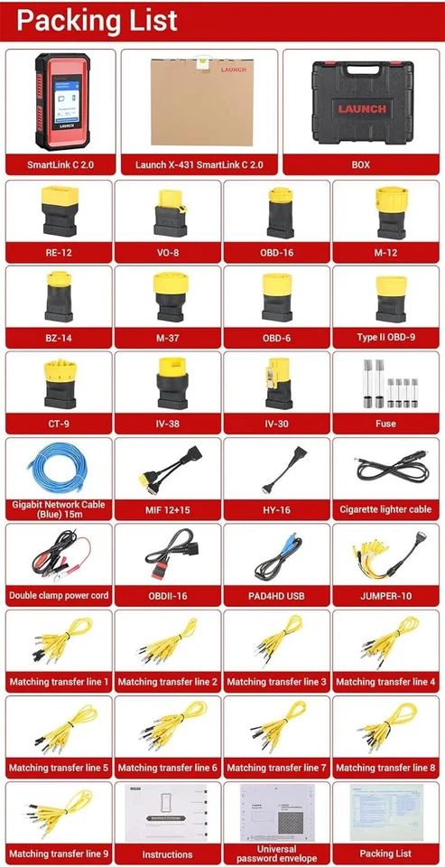 LANZAMIENTO X431 SmartLink C 2.0 como módulo HD3 HDIII herramienta de diagnóstico de camiones de alta resistencia Foto 4 de 4