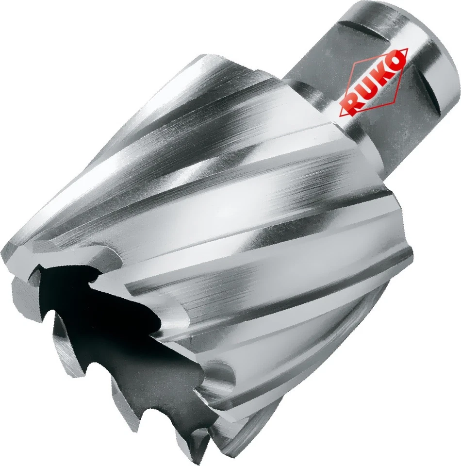 Ruko HSS Kernbohrer Bohrer mit Weldonschaft, 12 - 59 mm, Restposten