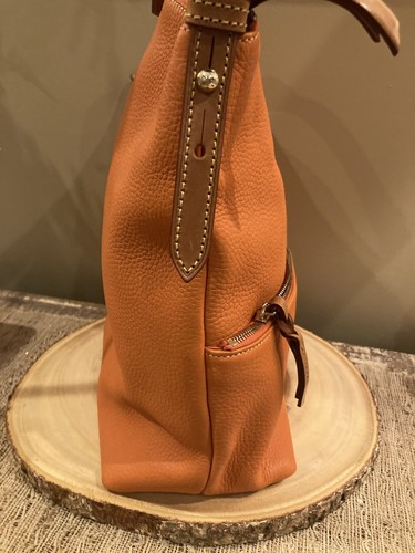 Dooney & Bourke Dillen Lg Pebble Zipper Pocket Shoulder Bag & Wallet Set Orange - Picture 9 of 20