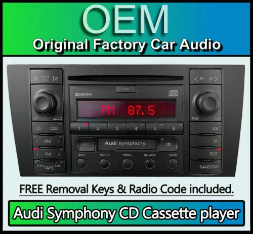 2 DIN A3 Autoradios für Audi