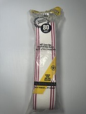 Vintage Lawn Chair Webbing Wellington RE-WEB KIT 80 ft White Stripes 2 1/4" NOS