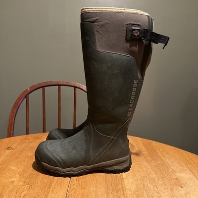 Lacrosse Alphaburly Pro Men's 18'' Rubber Waterproof Plain Toe Boots Size 7 Men s