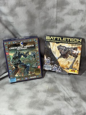 BattleTech: Crescent Hawk's Revenge + Crescent Hawk s Inception PC Big Box Cib