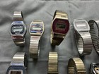 13 Vintage LCD Digital Watch Lot Quetime Disco Orintex Quartz Untested — photo 2