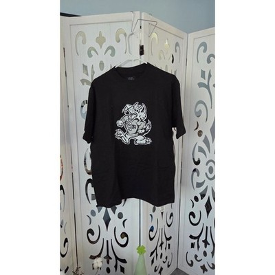 Vans Bulldog Graphic Tee Black Medium NWOT Skate Streetwear Shirt