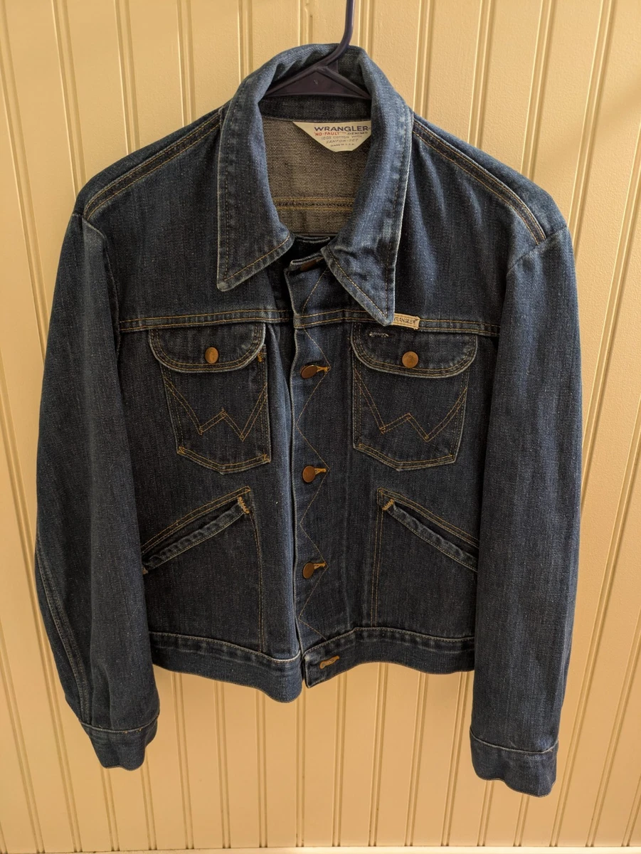 vintage wrangler jean jacket products for sale | eBay