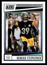 2022 Panini Score Minkah Fitzpatrick #217 Pittsburgh Steelers NFL Football