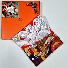 RARE VINTAGE HERMES Silk Scarf "Le Paradis du Roy" Carre 90 by Annie Faivre