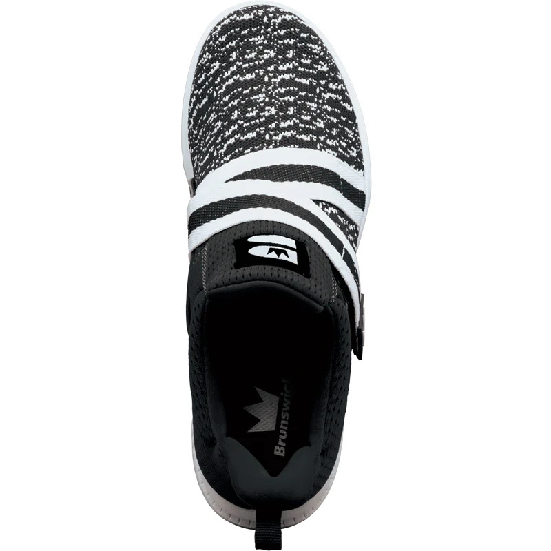 Brunswick Slingshot - Black/White - Men's Bowling Shoes