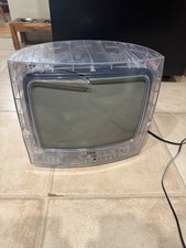 RCA Prison Jail Tv 13 Inch FOR PARTS NOT WORKING clear Tv CRT SDTV