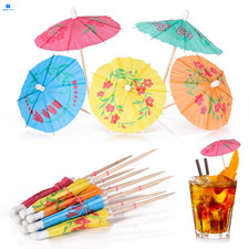 100 PCS Drink Umbrellas Cocktail Picks - for Drinks,...