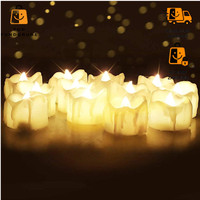 Led-Teelichter 24 StüCk Warmweiß Flammenlos Mit Timer FüR Weihnachtsdekoration