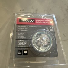 APOLLO 31305 300w/82v HALOGEN FOR SLIDE PROJECTORS TYPE FHS