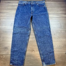 NWT Vtg 90s Levi's 550 Jeans Relaxed Fit Tapered Leg Men's 40 x 32 Medium Wash