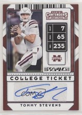 2020 Panini Contenders Draft Picks College Ticket Tommy Stevens #221 Auto 0jl3