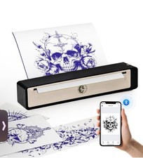 Wormhole Tattoo Stencil Printer, Wireless Bluetooth Tattoo Printer with 2500mAh