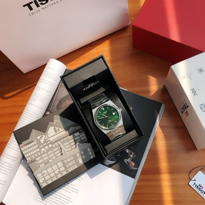 Tissot PRX T137.407.11.051.00 Green Dial Powermatic 80 Automatic Watch 40mm