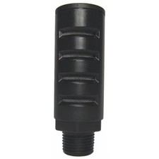 Speedaire Silencer Muffler,1/2 In MNPT,1-1/4 Hex 1EJW3 Speedaire 1EJW3