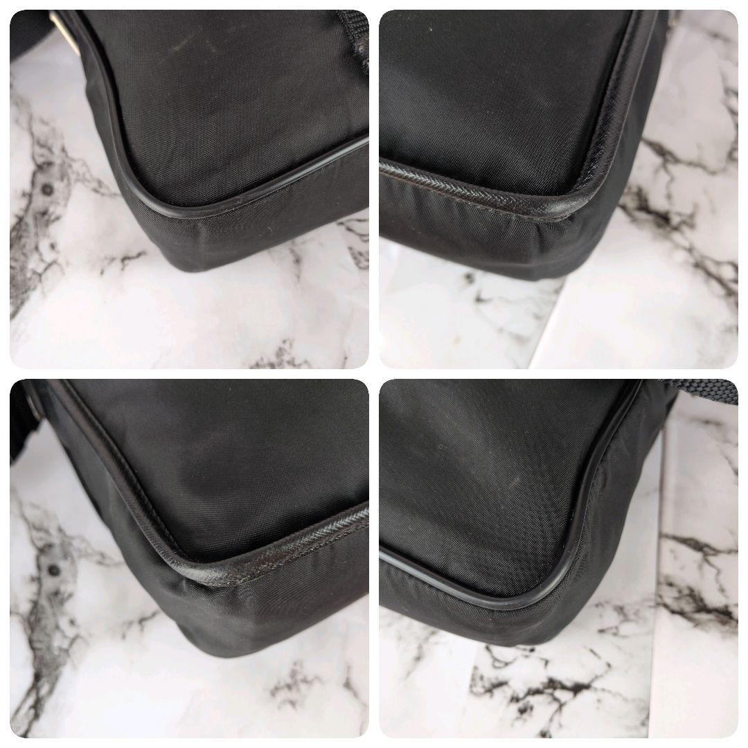 PRADA triangular logo nylon sacoche shoulder bag … - image 6