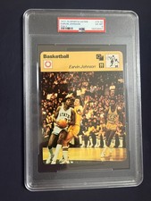 1977-79 SPORTSCASTER EARVIN MAGIC JOHNSON CARD #78-02 ITALY. EX-MT 6