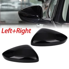 PAIR Side Mirror Cover Cap No-Turn Signal For Honda Accord 2018-2022 Lh+Rh