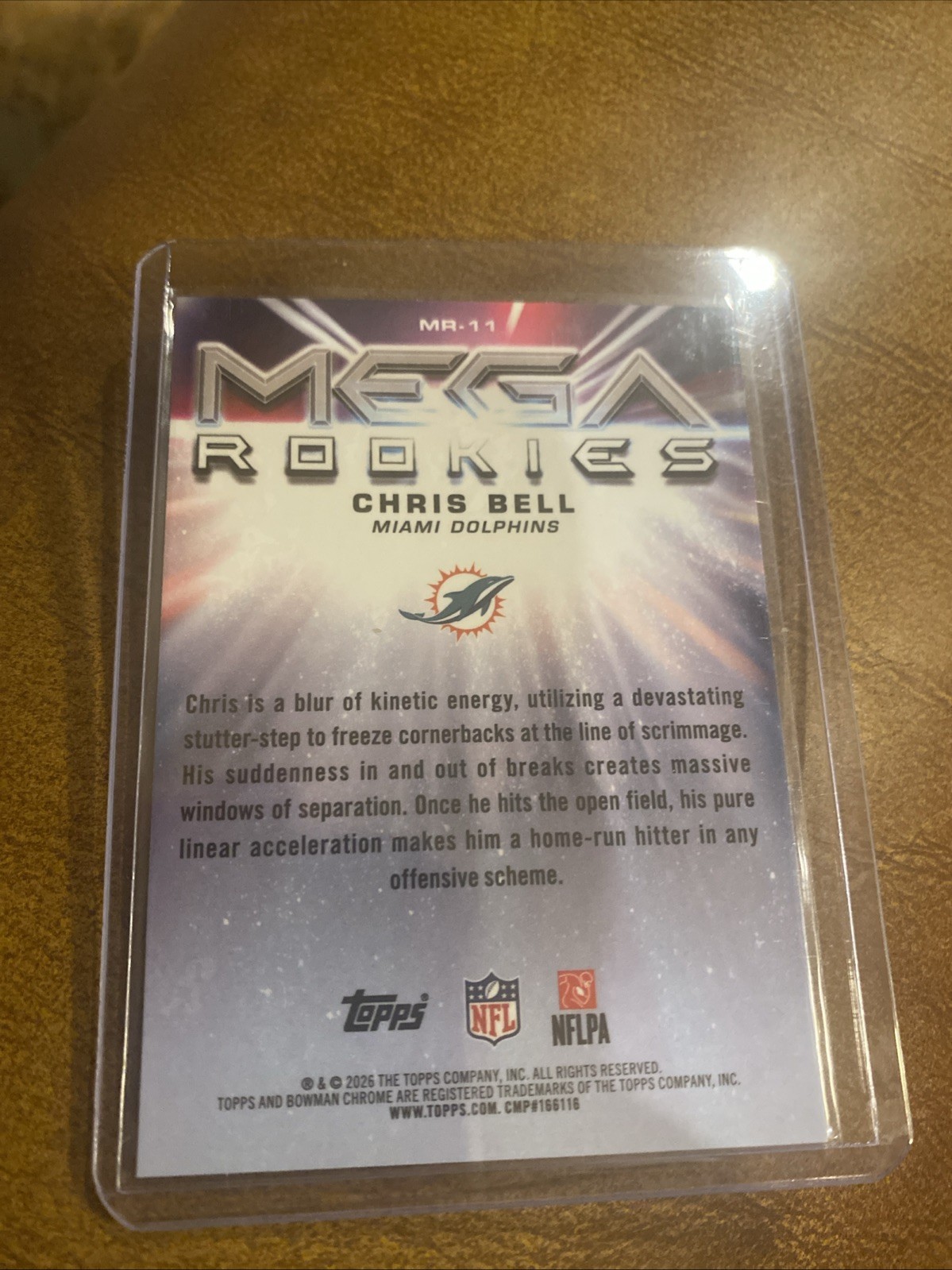 2026 Topps Bowman Chrome Mega Rookies Silver Mojo Chris Bell view 2