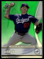 2016 Bowman Platinum #PP-12 Jose De Leon Platinum Presence Green #/99