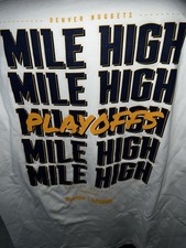 2026 Mile High Denver Nuggets Playoff T-Shirt Rare Game 1 Vs Timberwolves XL