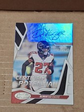 2020 DAMONTAE KAZEE PANINI CERTIFIED AUTOGRAPHED AUTO NFL CARD #25 FALCONS /149