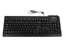 Seal Shield SSKSV208DE Waterproof Keyboard USB 105 Keys QWERTZ Black
