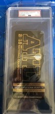 2018 CFP College Football Championship Ticket PSA 9 MINT, Black, POP 8, 0 Higher