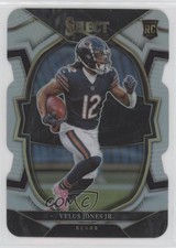 2022 Panini Select Concourse Silver Prizm Die-Cut Velus Jones Jr #63 fm0