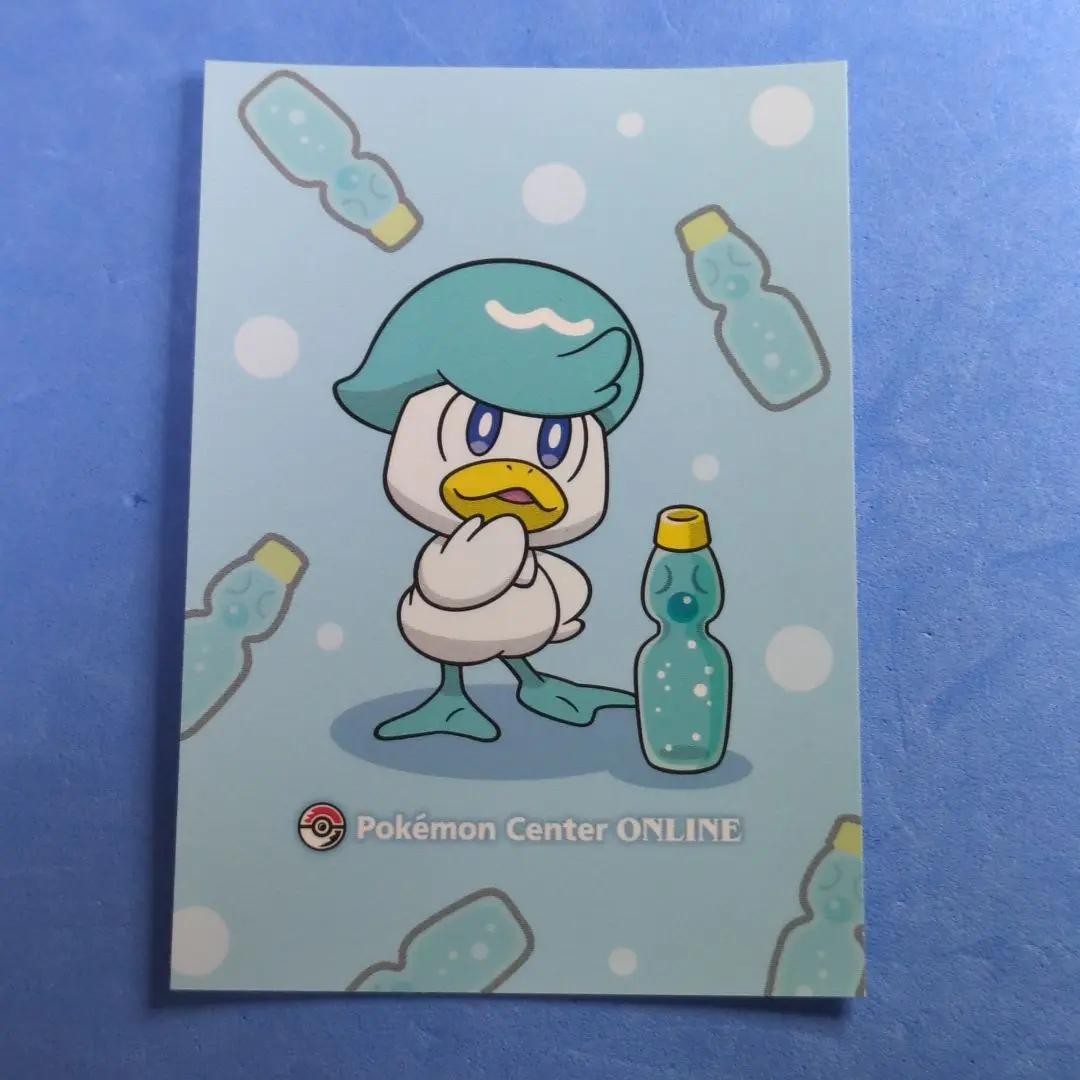 Pegatina Pokemon Center Quaxly 3x4.1 pulgadas Anime Oficial Pokemon Online Festival