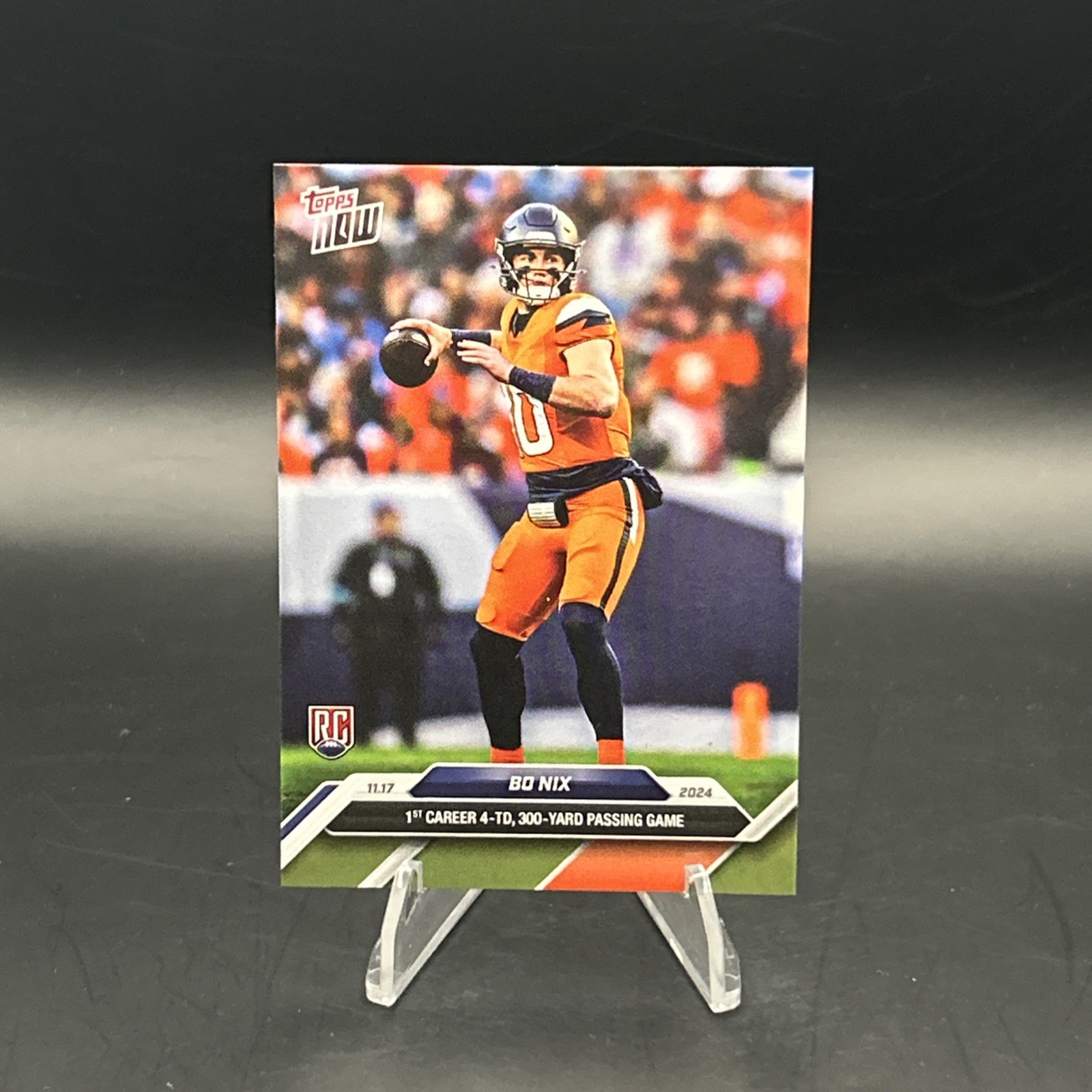2024 Topps Now BO NIX 4 TD 300 Yard Passing Game (RC) #12