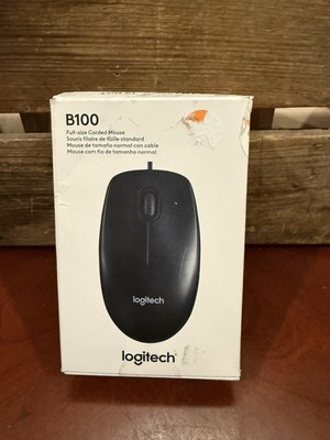 Logitech B100 Optical USB Mouse Black