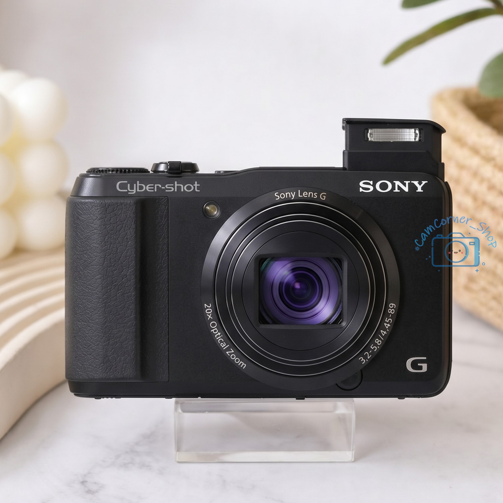 Sony Cyber-shot DSC-HX30/HX30V Digital Camera Black 18.2MP 20x Zoom Wi-Fi GPS