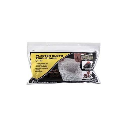 Woodland Scenics Plaster Cloth Triple Roll 8 x 45 WOOC1192 Train Scenery Non - Picture 1 of 1