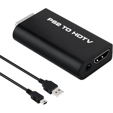 Hochwertiger PS2 HDMI Konverter mit 3,5 mm Audioausgang für klare Bildqualität