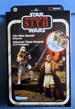 Star Wars Vintage Collection Obi-Wan Kenobi Airborne Clone Trooper NEW 2-Pack
