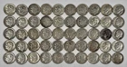 Roosevelt Silver Dime Lot Of 50 Many Older Dates 90% Free Shipping w/Signature