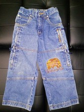 Y2K 4 Da Street Baggy Jeans Youth 6 Blue Denim 55 Embroidered Hip Hop Skater