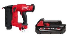 Milwaukee 2746-20x2 M18 FUEL 18 Gauge Brad Nailer Bundle with 2AH Battery