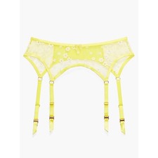 Savage X Fenty Puff Daisy Garter Belt - Neon Yellow 1X NWT