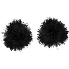 Hott Products Nipplicious Furball Nipple Pasties - Black