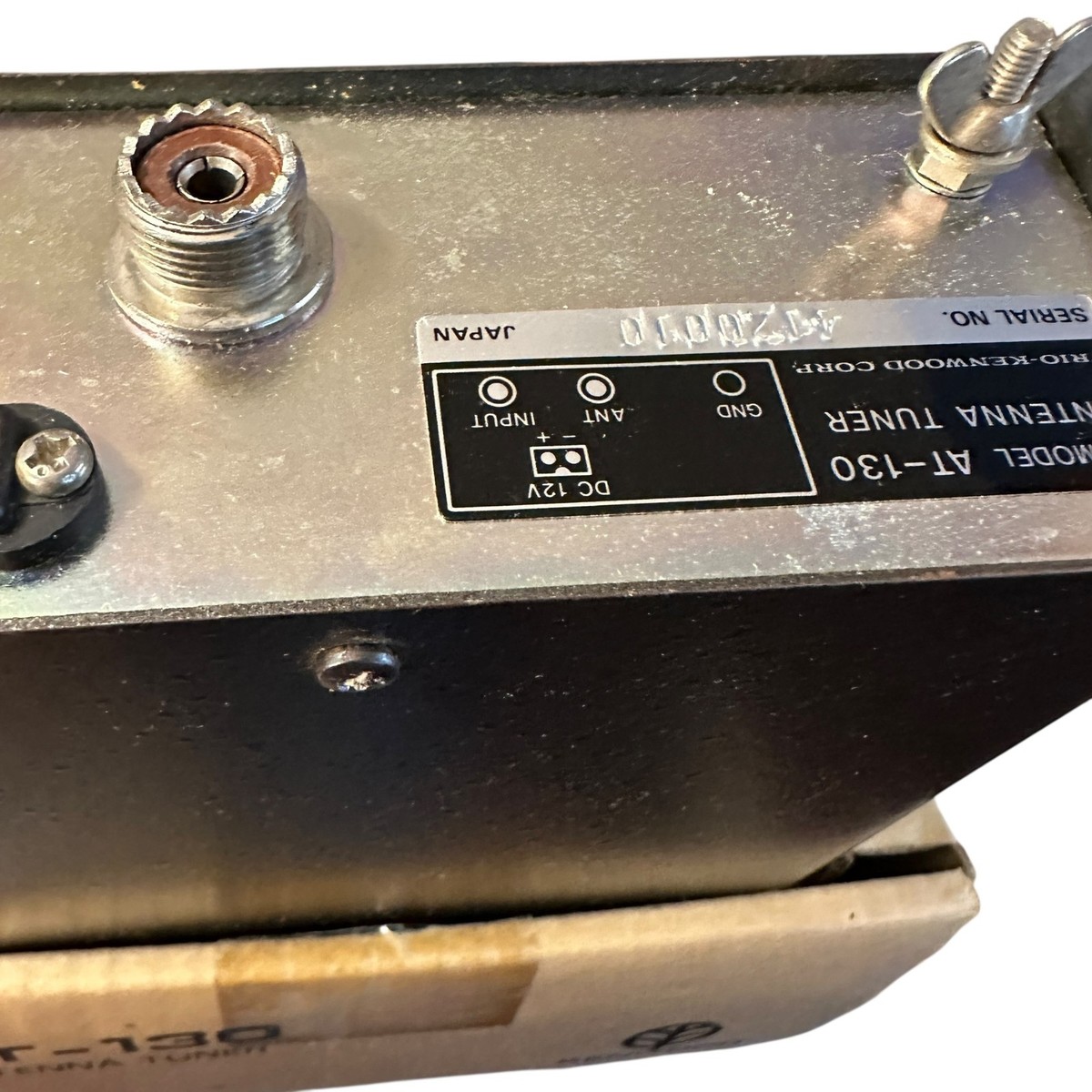 Kenwood AT-130 Antenna Tuner SWR Meter Amateur Ham Radio