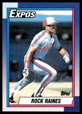 1990 Topps Tim Raines Montreal Expos #180