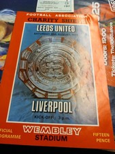 1974 Leeds United v Liverpool Charity Shield Programme & Match Ticket